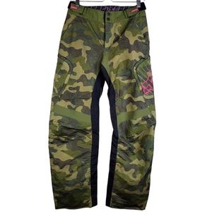 Fox Women’s Dakota Camo Print Green/Pink Motocross Racing Pants
